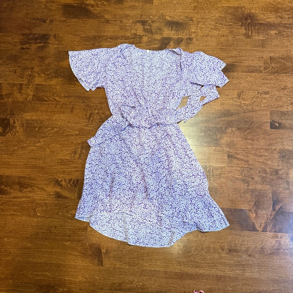 Floral Purple Dress
